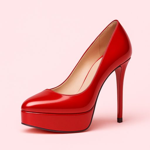 Czółenka na platformie