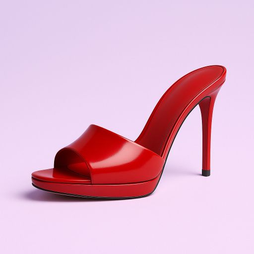 Klapki na obcasie bez platformy