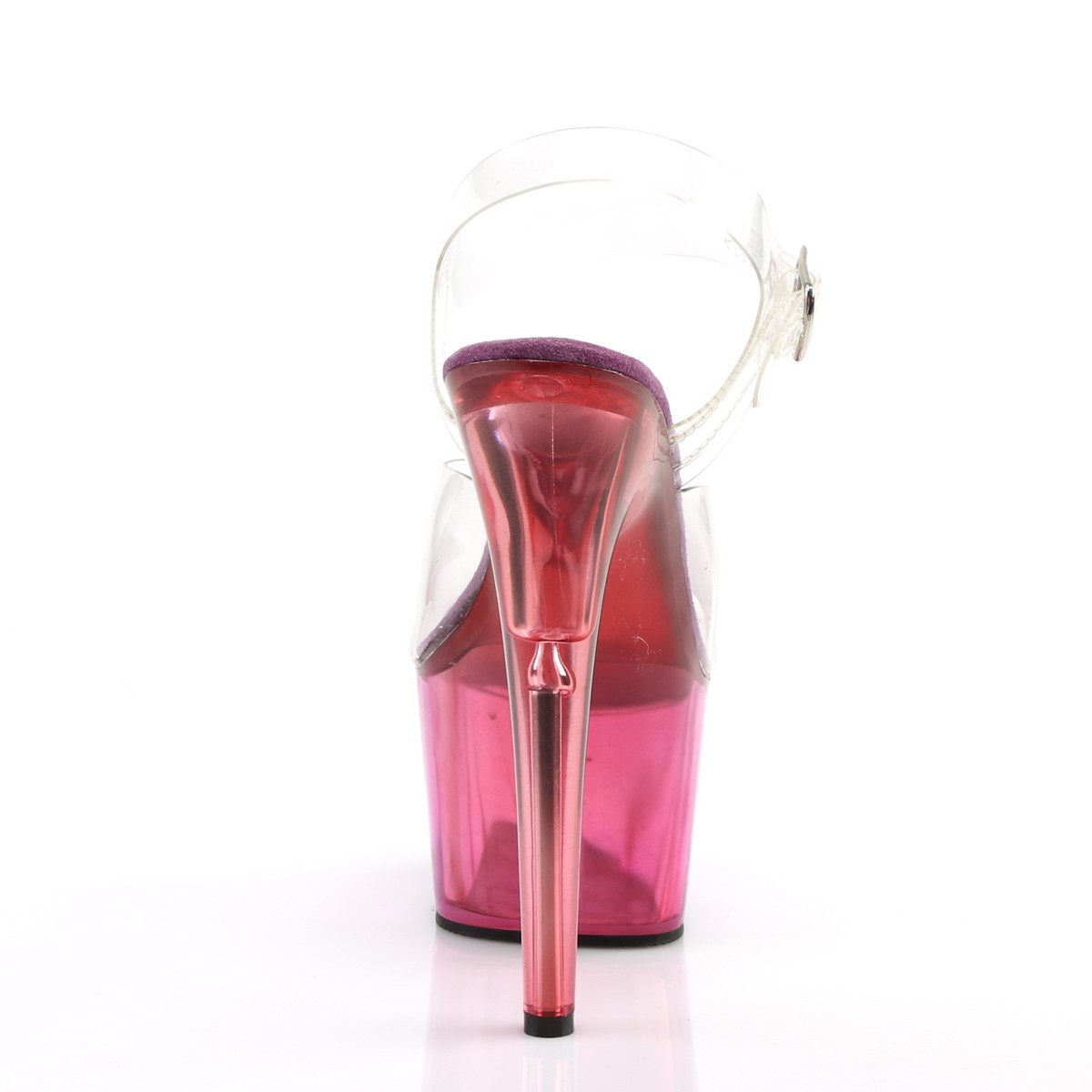 Pleaser Adore-708MCT C/PP - Przezroczyste sandały na wysokiej platformie