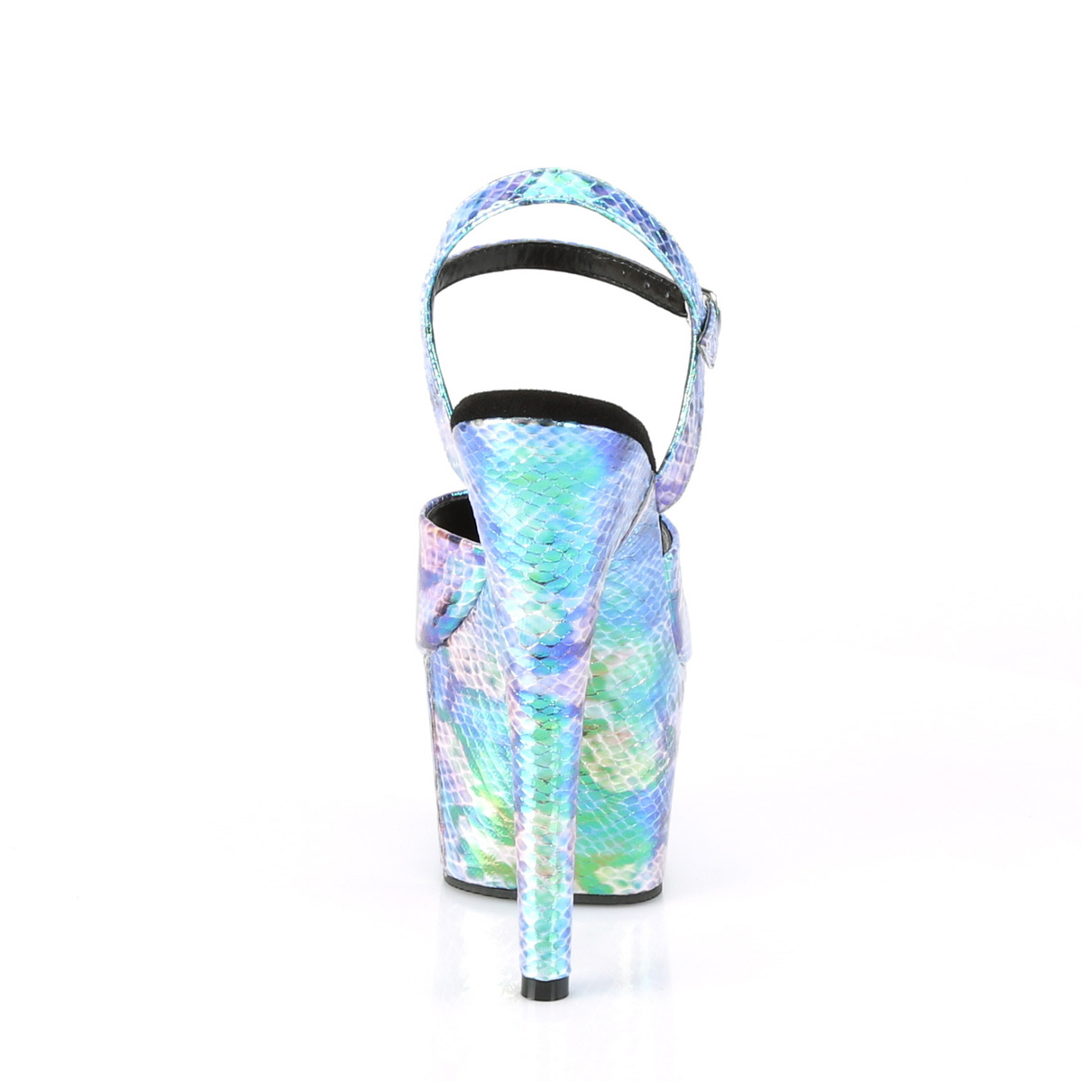 Pleaser Adore-709SP BLUHG/M - Niebieskie sandały na wysokiej platformie