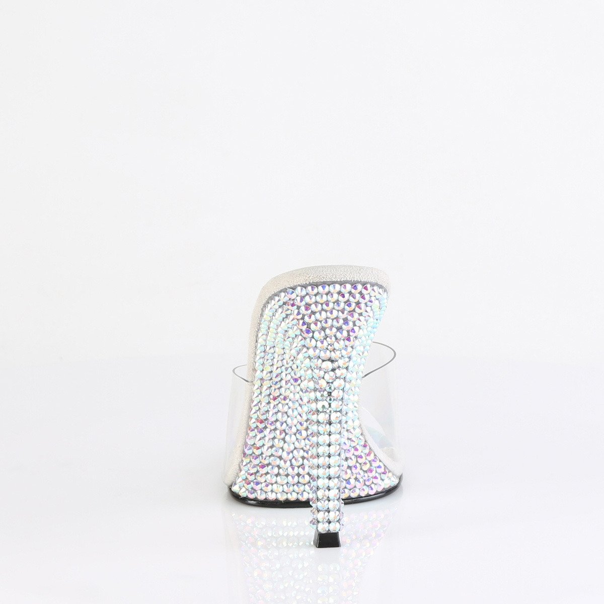 Fabulicious Gala-01DML C/SRS - Przezroczyste klapki na wysokim obcasie