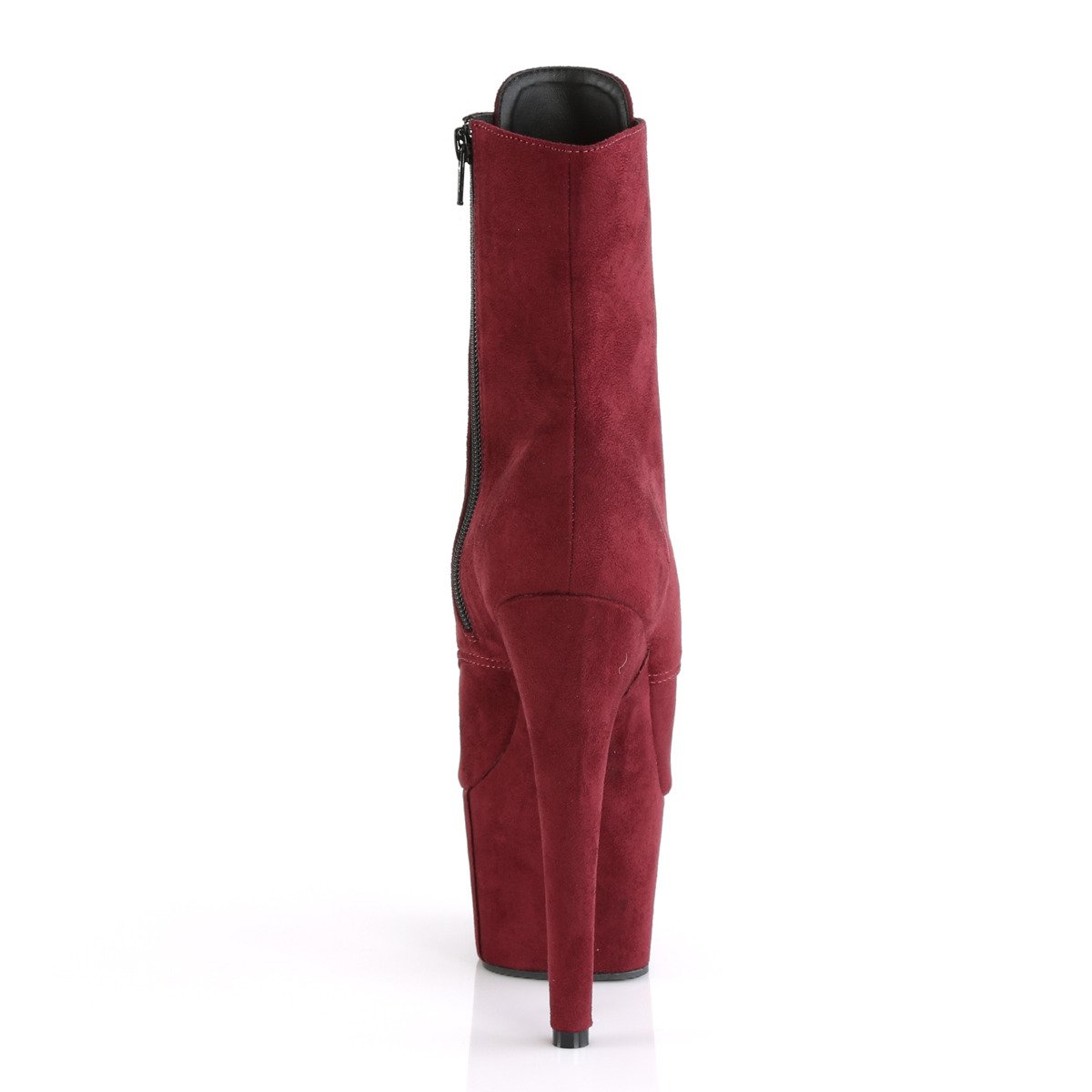 Pleaser Adore-1021FS BYFS/M - Fioletowe buty za kostkę na wysokiej platformie