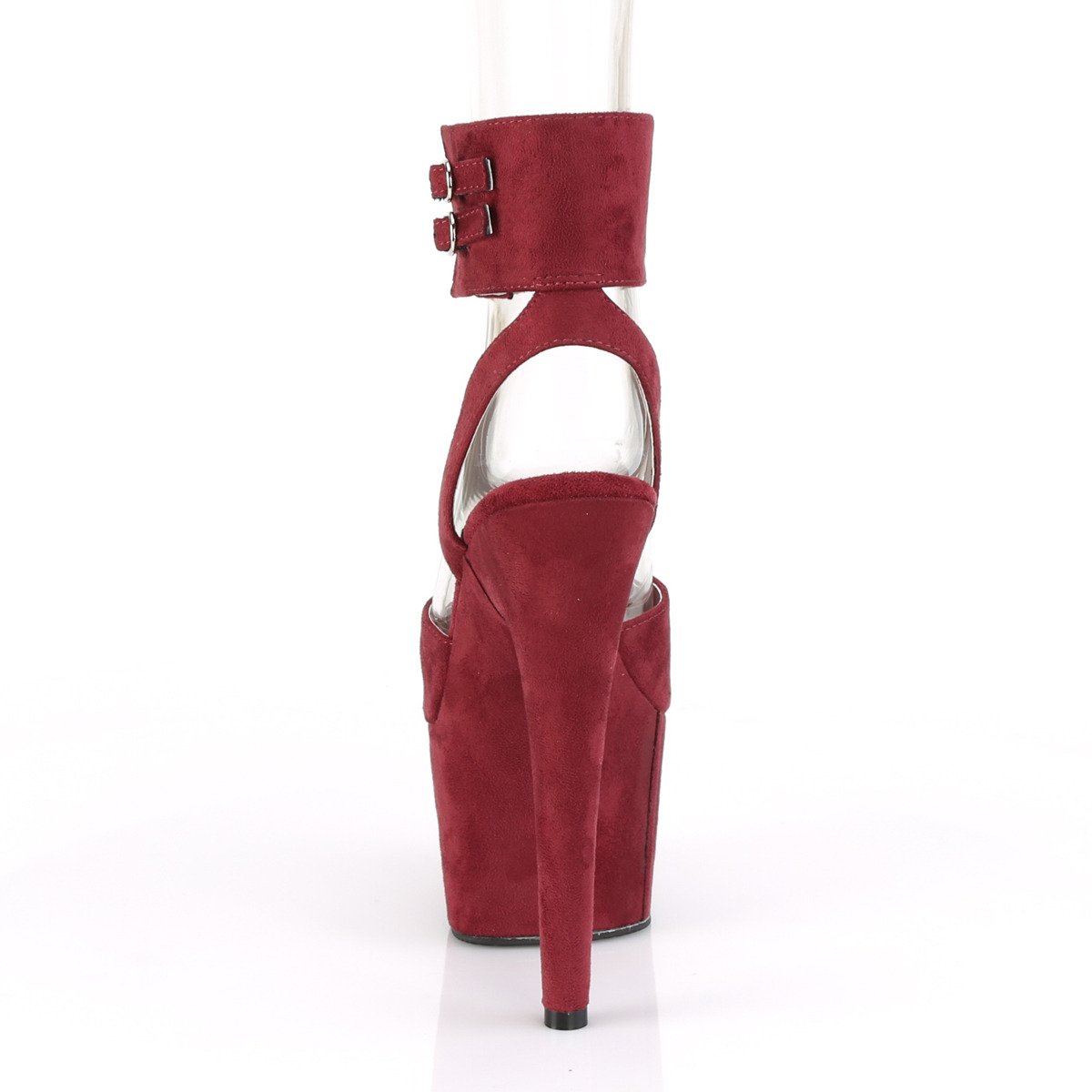 Pleaser Adore-791FS BYFS/M - Fioletowe buty z paskiem nad kostką na wysokiej platformie