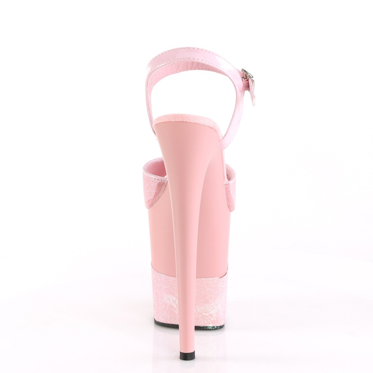 Pleaser Flamingo-809-2G BPG/M - Różowe sandały na wysokiej platformie