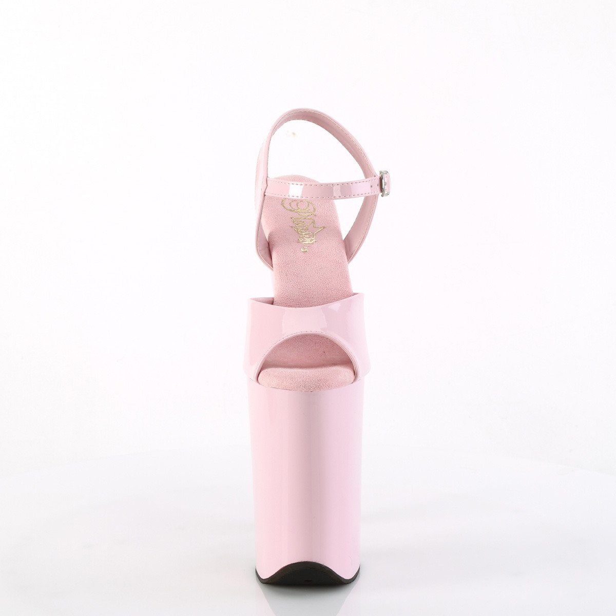 Pleaser Infinity-909 BP/M - Różowe sandały na wysokiej platformie