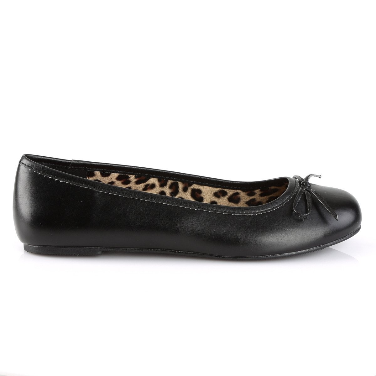 Pleaser Pink Label Anna-01 BPU - Czarne baleriny