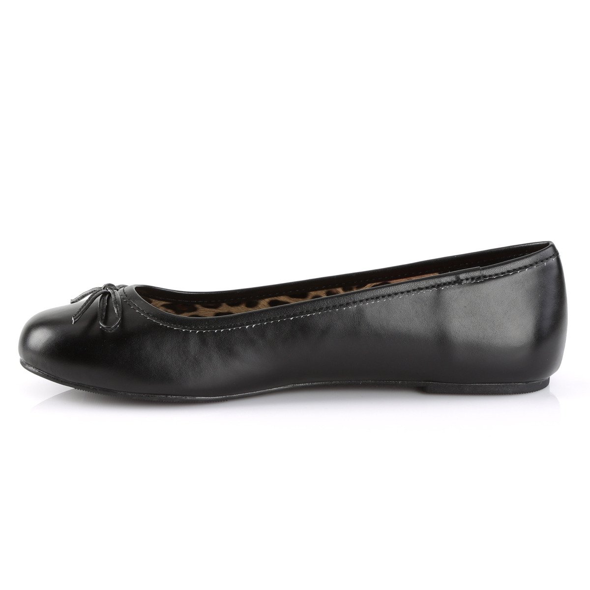 Pleaser Pink Label Anna-01 BPU - Czarne baleriny
