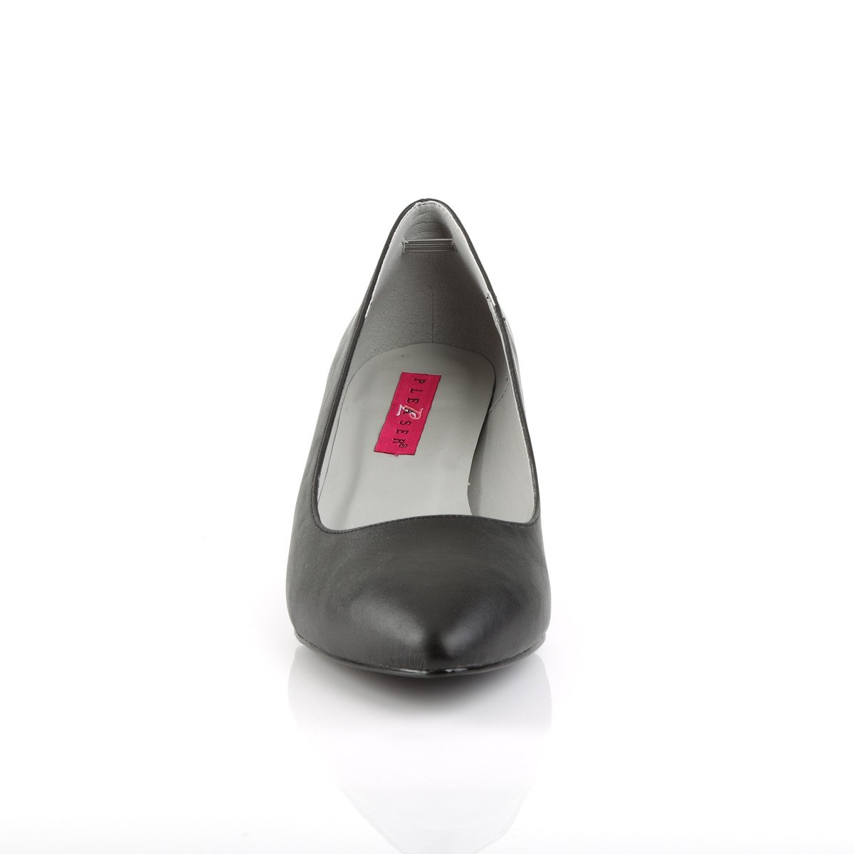 Pleaser Pink Label Kitten-01 BPU - Czarne czółenka