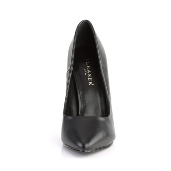 Pleaser Seduce-420 B/PU - Czarne czółenka na wysokim obcasie