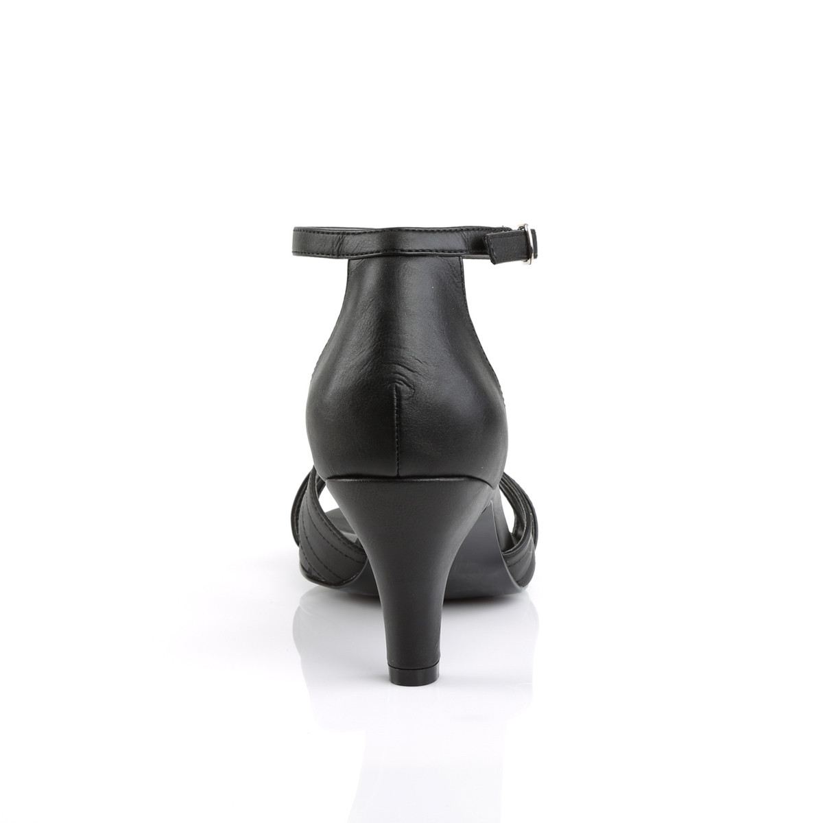 Pleaser Pink Label Divine-435 BPU - Czarne sandały na obcasie