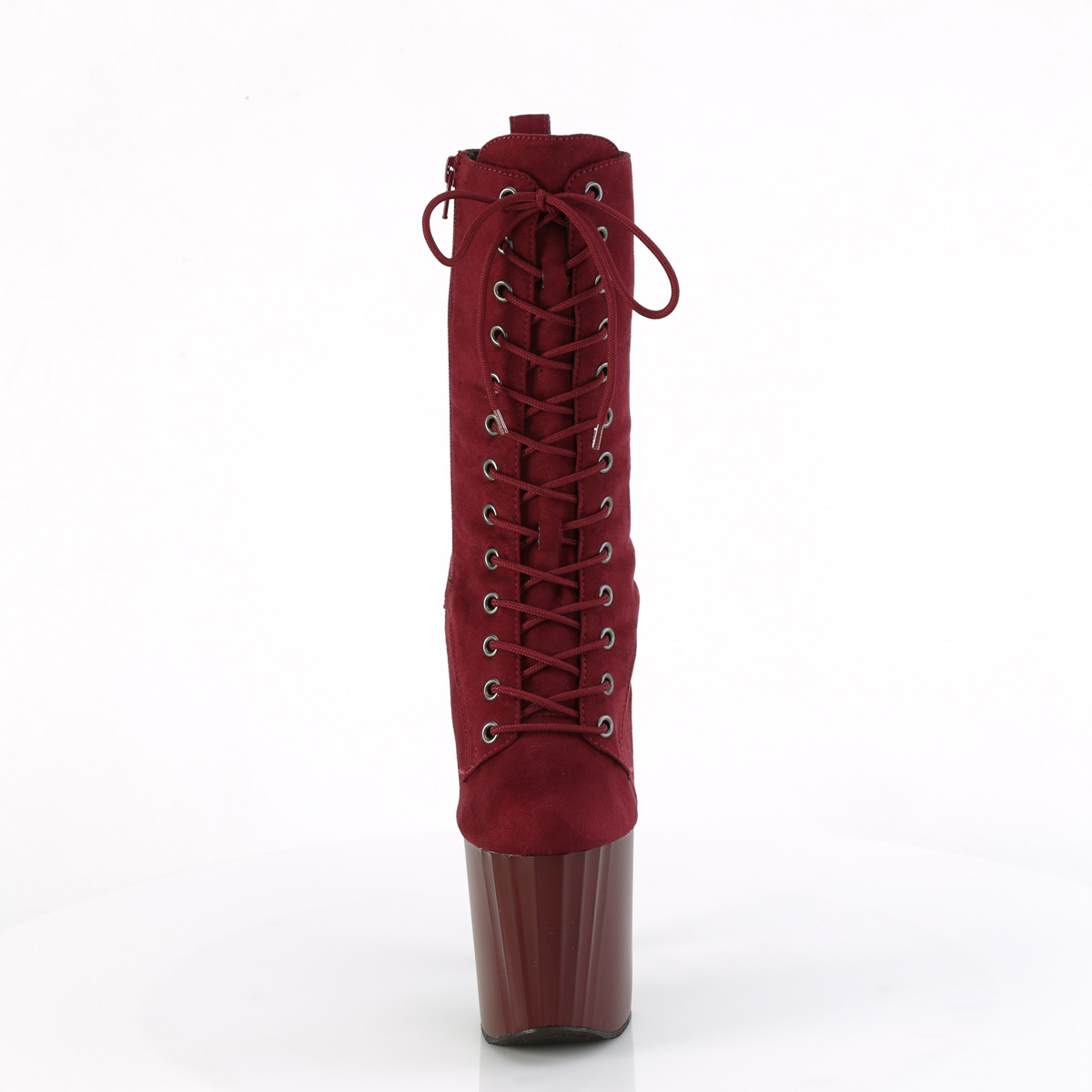 Pleaser Enchant-1040 BYFS/M - Fioletowe buty za kostkę na wysokiej platformie
