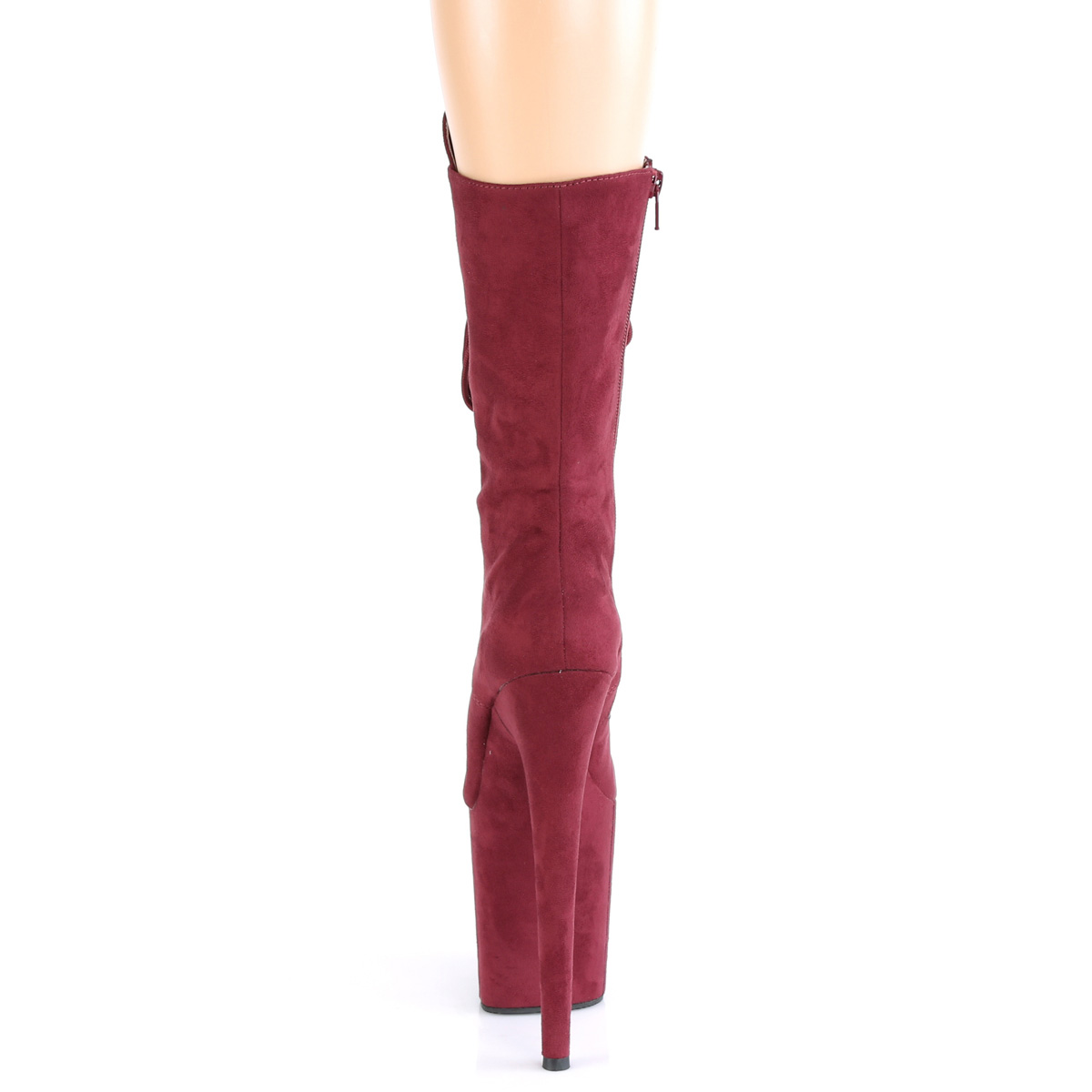Pleaser Flamingo-1050FS BYFS/M - Fioletowe buty za kostkę na wysokiej platformie