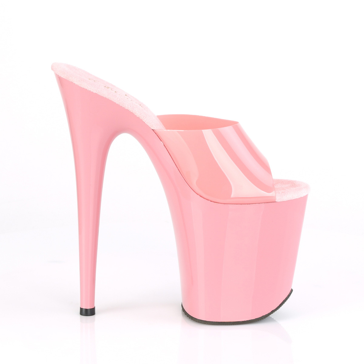 Pleaser Flamingo-801N BPTPU/M - Różowe sandały na wysokiej platformie