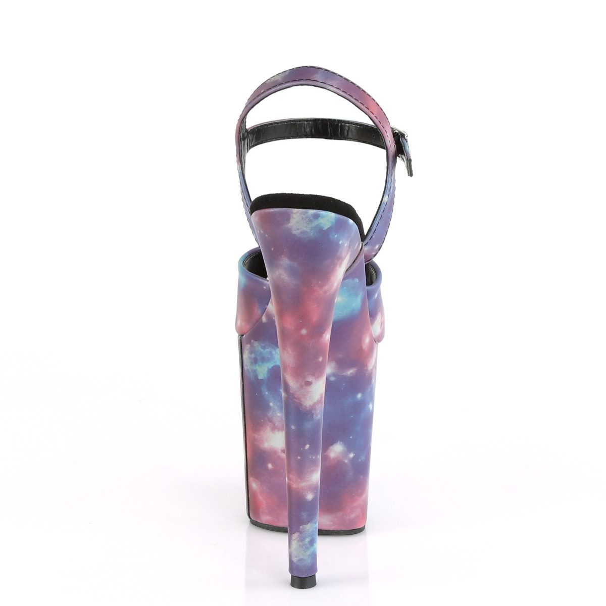 Pleaser Flamingo-809REFL PP-BLU/M - Fioletowe sandały na wysokiej platformie