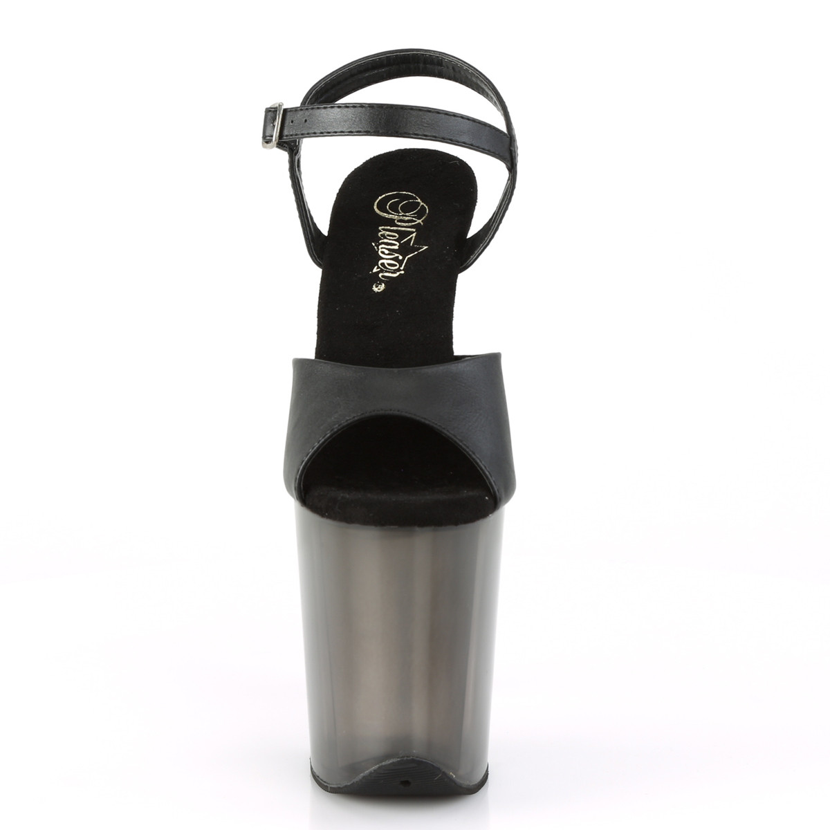 Pleaser Flamingo-809T BPU/M - Czarne sandały na wysokiej platformie