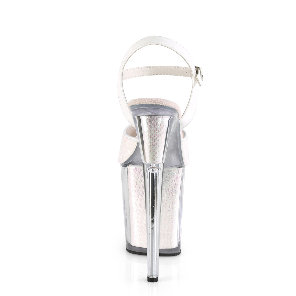 Pleaser Flamingo-810G OPG/M - Różowe sandały na wysokiej platformie