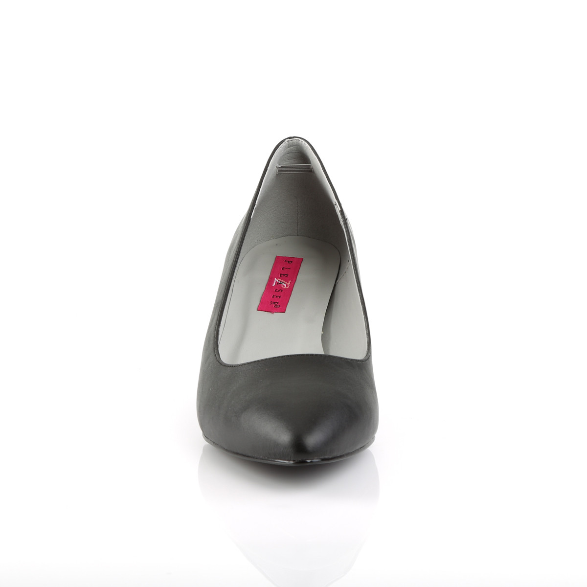 Pleaser Pink Label Kitten-01 BPU - Czarne czółenka