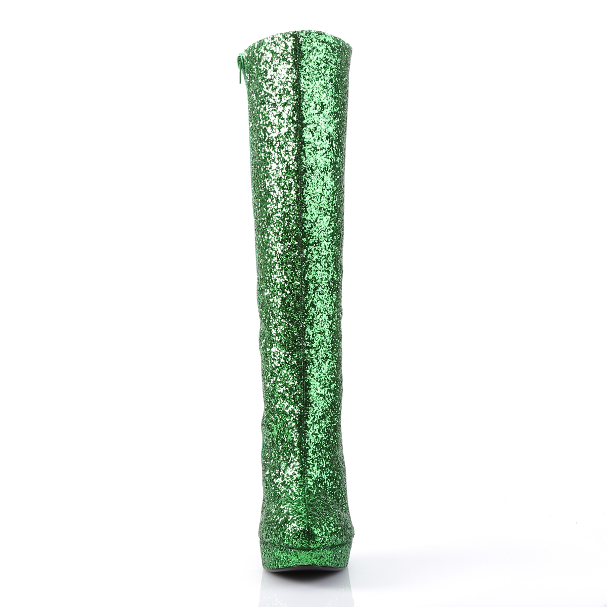 Funtasma Lolita-300G GN - Zielone kozaki na wysokim obcasie