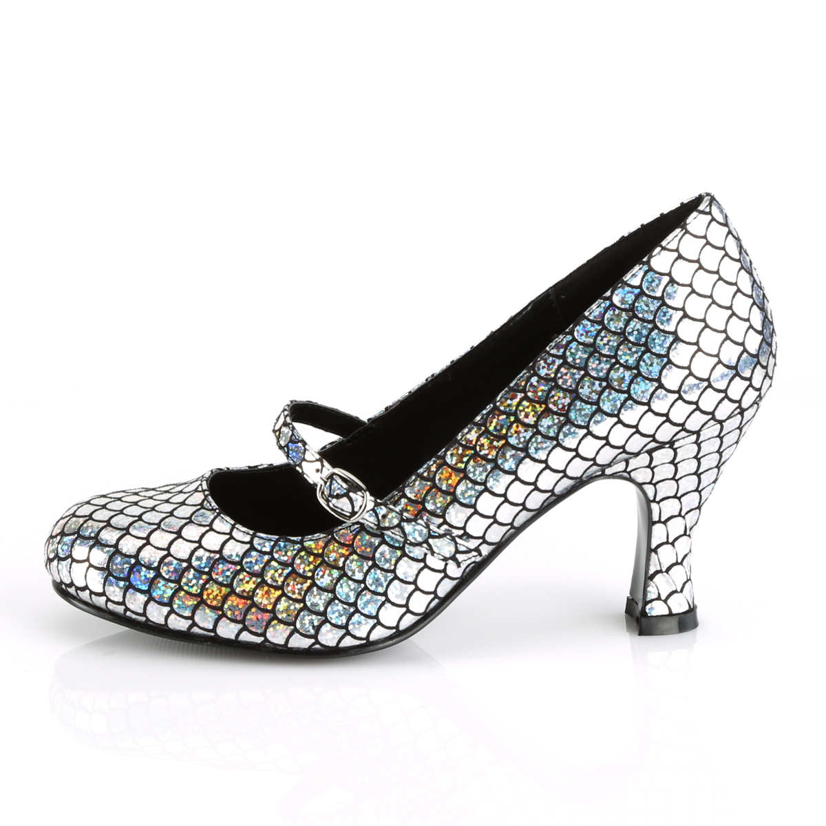 Funtasma Mermaid-70 SHGPU - Srebrne czółenka