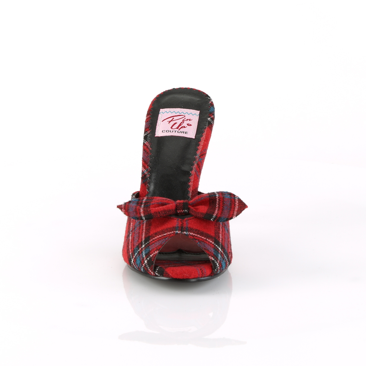 Pin Up Couture Monroe-08 RPFA - Czerwone klapki na wysokim obcasie