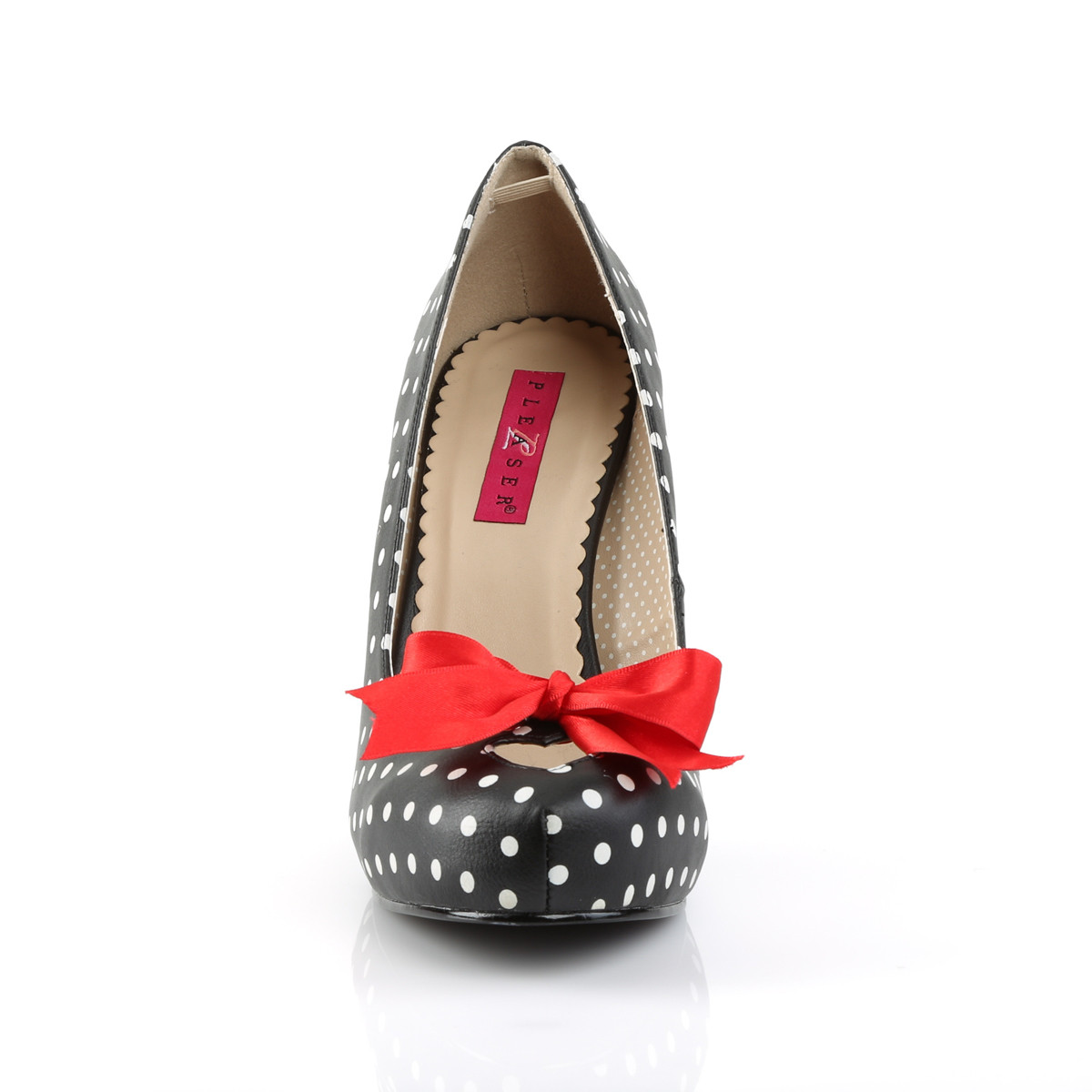 Pleaser Pink Label Pinup-05 B-WPU - Czarne czółenka