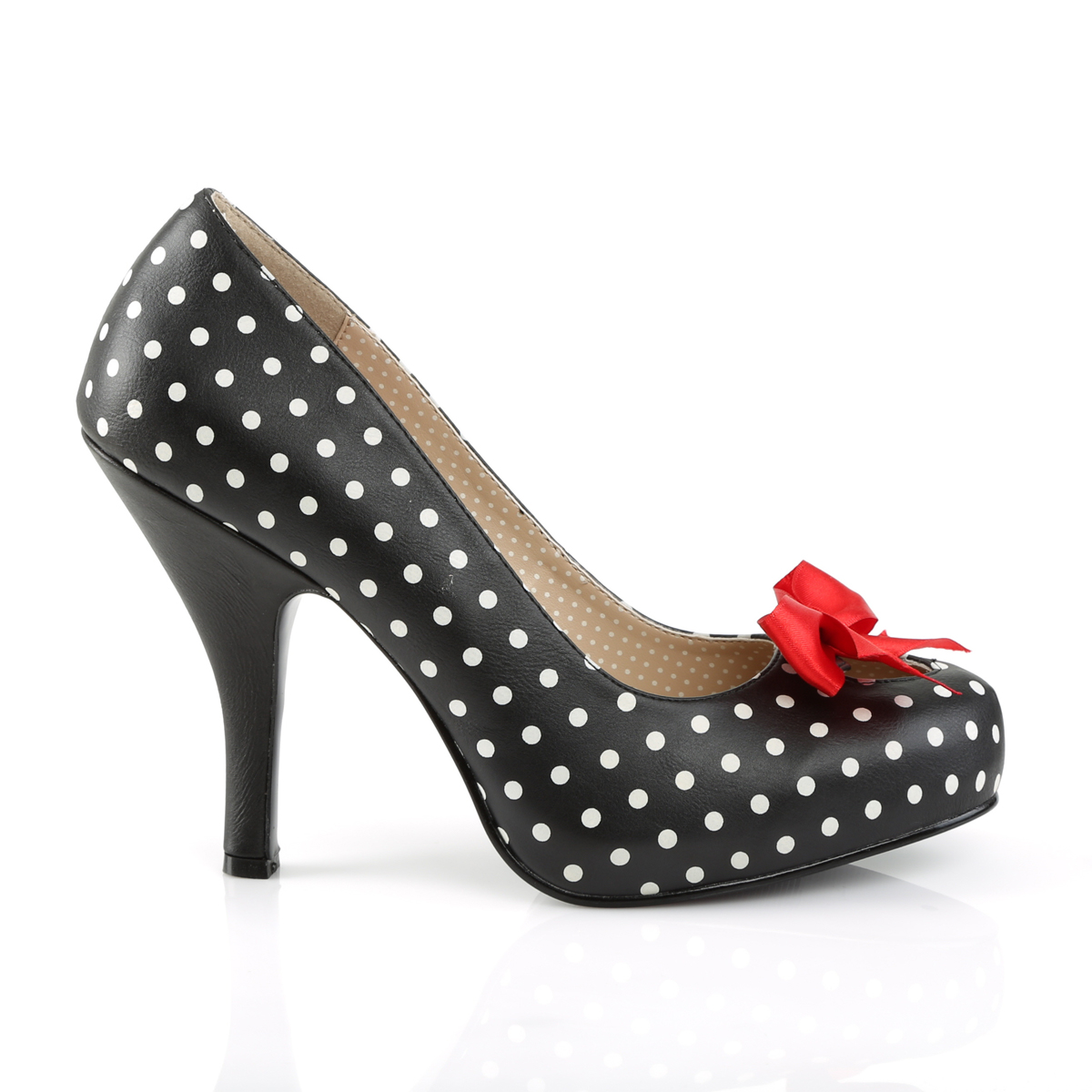 Pleaser Pink Label Pinup-05 B-WPU - Czarne czółenka